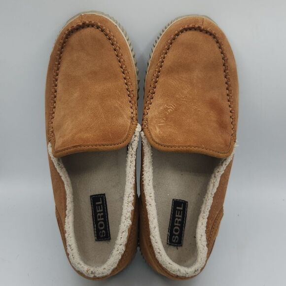 Sorel Tan Loafers Moccasin-Style Slip-Ons - Picture 7 of 7